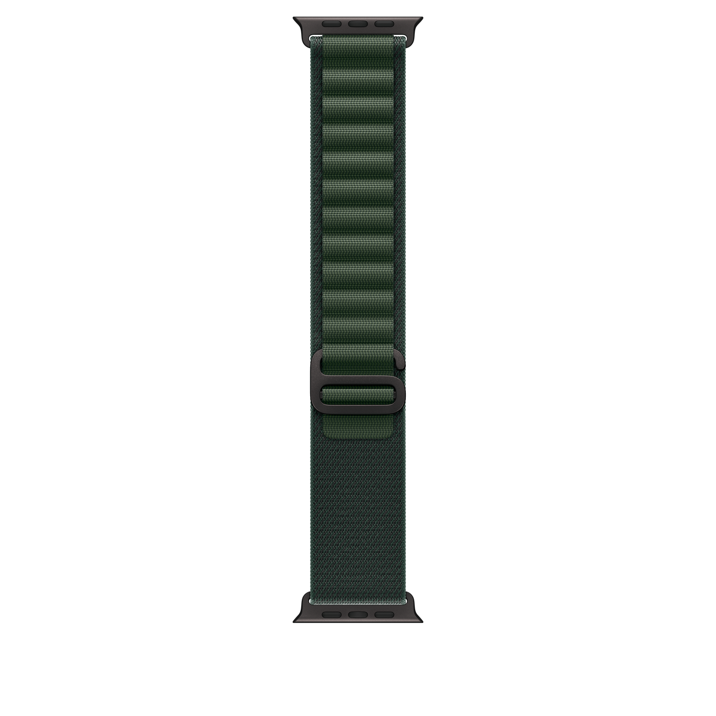 Apple Watch 44/45/46/49mm tmavě zelený Alpský tah – malý – provedení z černého titanu - iSTYLE CZ