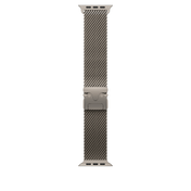 Apple Watch 44/45/46/49mm milánský tah z přírodního titanu – velký - iSTYLE CZ