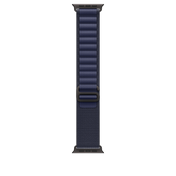 Apple Watch 44/45/46/49mm námořnicky modrý Alpský tah – malý – provedení z černého titanu - iSTYLE CZ