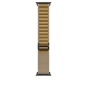 Apple Watch 44/45/46/49mm žlutohnědý Alpský tah - střední – provedení z černého titanu - iSTYLE CZ
