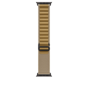 Apple Watch 44/45/46/49mm žlutohnědý Alpský tah - malý – provedení z černého titanu - iSTYLE CZ