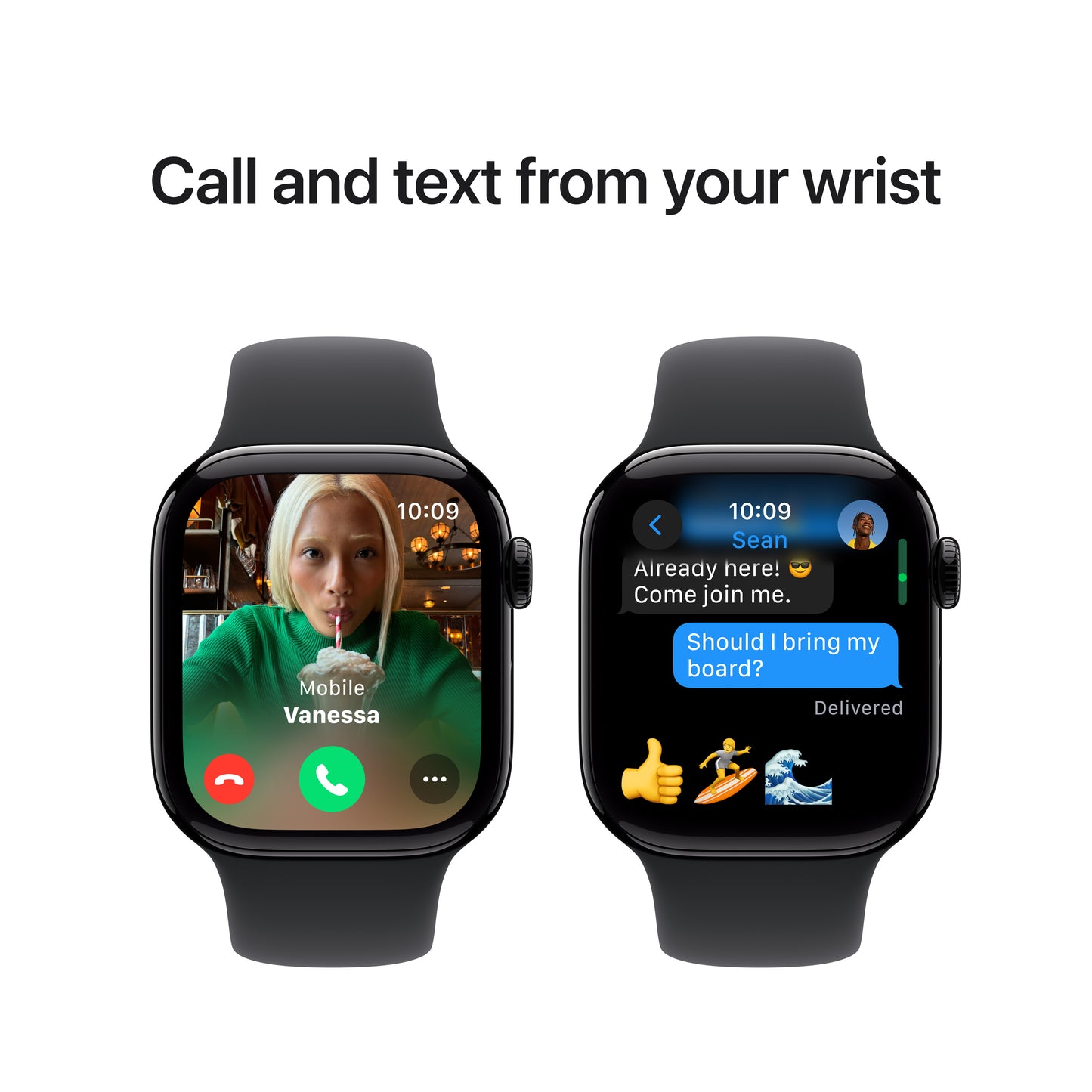 Apple Watch Series 10 GPS 42mm klavírně černé hliníkové pouzdro s černým sportovním řemínkem - S/M - iSTYLE CZ