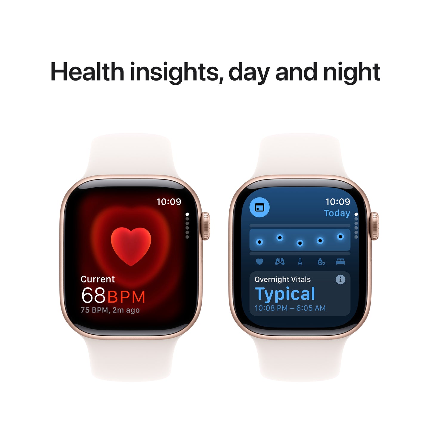 Apple Watch Series 11 GPS + Cellular 42mm růžově zlaté hliníkové pouzdro se světle ruměným sportovním řemínkem - S/M (otevřený) - iSTYLE.cz