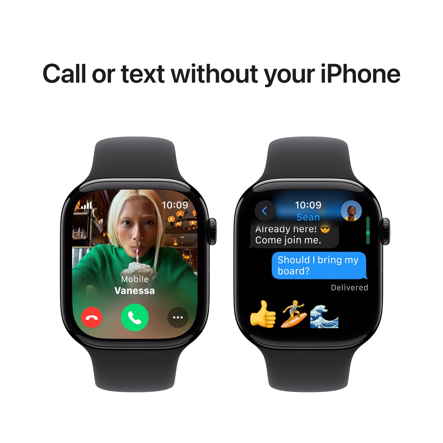 Apple Watch Series 10 GPS + Cellular 46mm klavírně černé hliníkové pouzdro s černým sportovním řemínkem - S/M (renovovaný) - iSTYLE.cz
