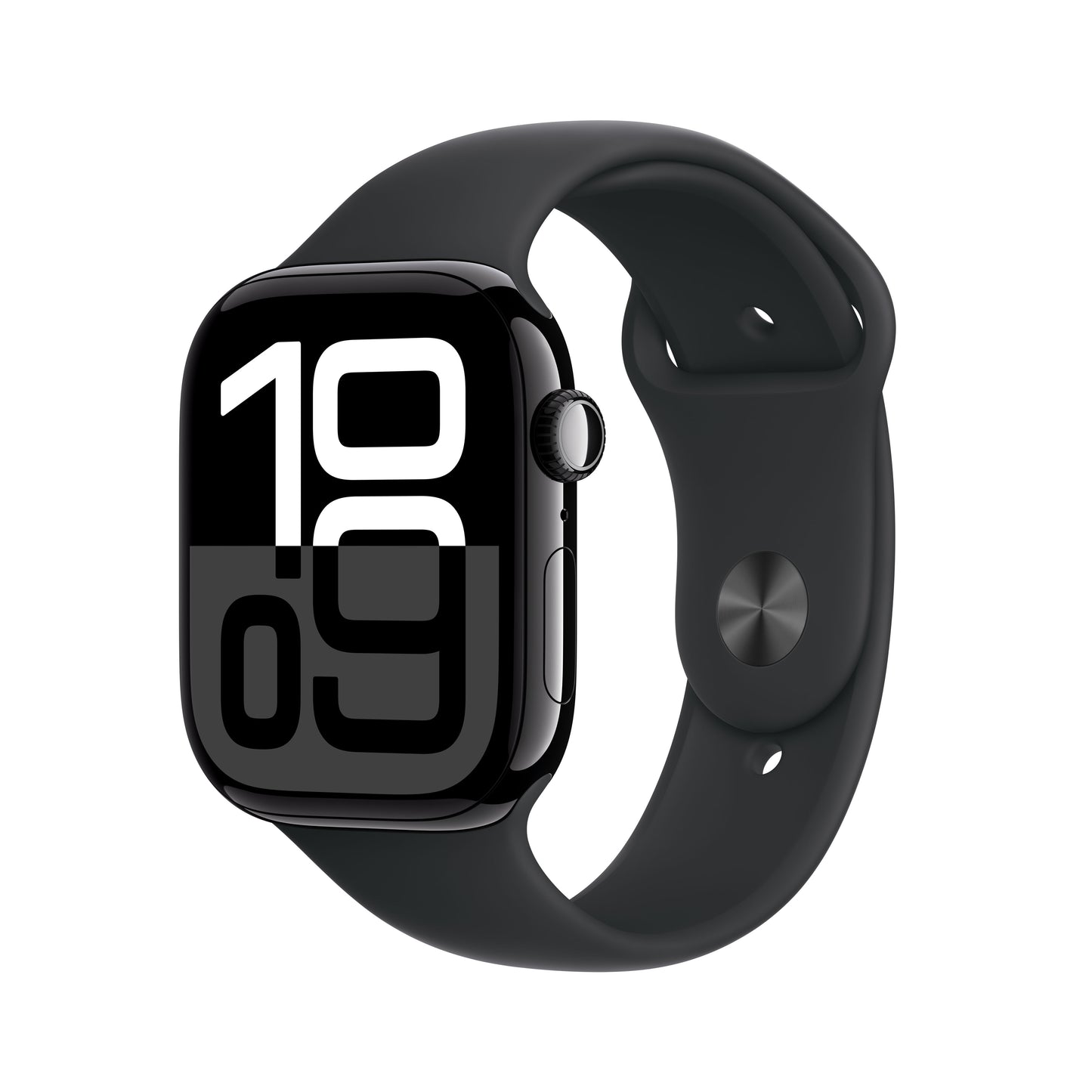 Apple Watch Series 10 GPS + Cellular 46mm klavírně černé hliníkové pouzdro s černým sportovním řemínkem - S/M (renovovaný) - iSTYLE.cz