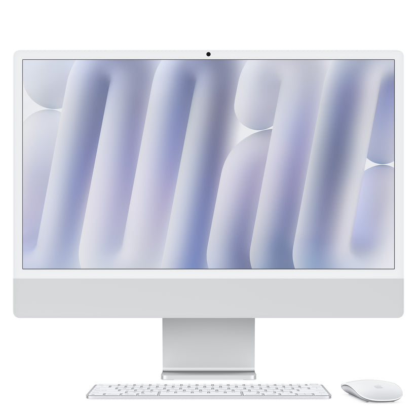 iMac 24“ 4.5K displej, Apple M4 10jádrové CPU, 10jádrové GPU, 16GB, 256GB SSD, CZ - stříbrný - iSTYLE CZ