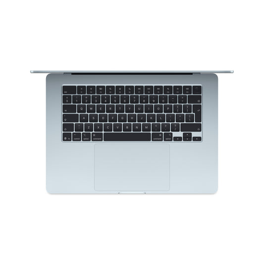 MacBook Air 15,3", Apple M4 10jádrové CPU, 10jádrové GPU, 16GB, 256GB SSD, CZ - blankytně modrý (otevřený) - iSTYLE CZ