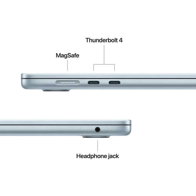 MacBook Air 15,3", Apple M4 10jádrové CPU, 10jádrové GPU, 24GB, 512GB SSD, CZ - blankytně modrý - iSTYLE CZ
