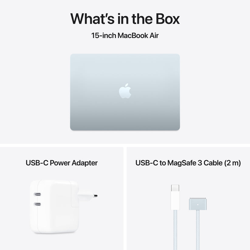 MacBook Air 15,3", Apple M4 10jádrové CPU, 10jádrové GPU, 24GB, 512GB SSD, CZ - blankytně modrý - iSTYLE CZ