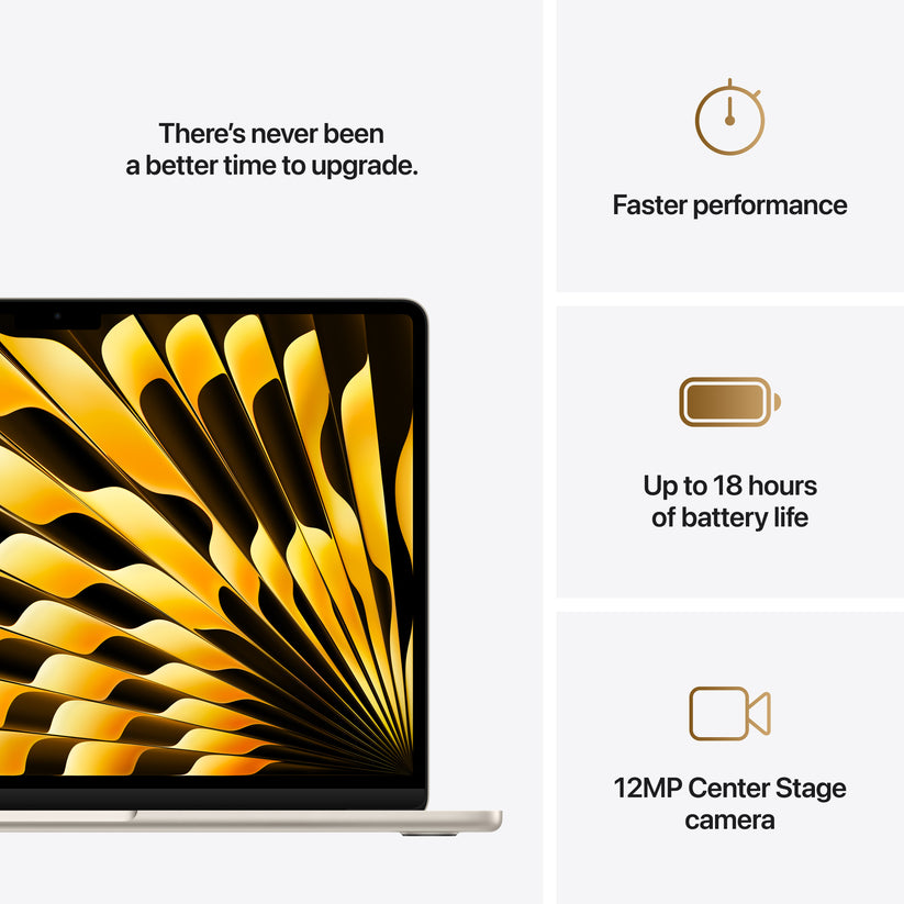 MacBook Air 13,6", Apple M4 10jádrové CPU, 10jádrové GPU, 16GB, 512GB SSD, CZ - hvězdně bílý - iSTYLE CZ