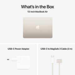 MacBook Air 13,6", Apple M4 10jádrové CPU, 10jádrové GPU, 24GB, 512GB SSD, CZ - hvězdně bílý - iSTYLE CZ