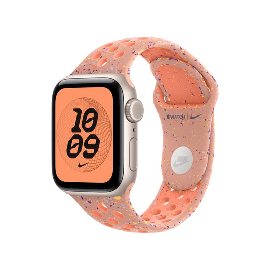 Řemínek pro Apple Watch 38/40/41 mm Apple Alpenglow Pink sportovní Nike - M/L - iSTYLE CZ