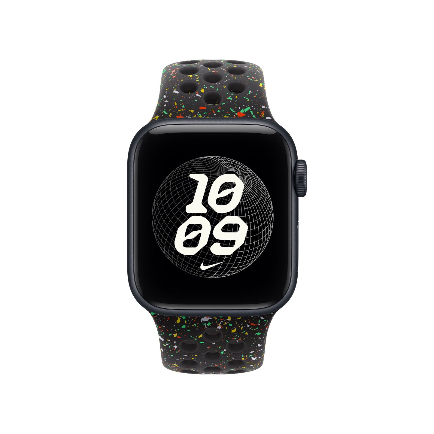 Řemínek pro Apple Watch 38/40/41 mm Apple Midnight Black sportovní Nike - M/L - iSTYLE CZ
