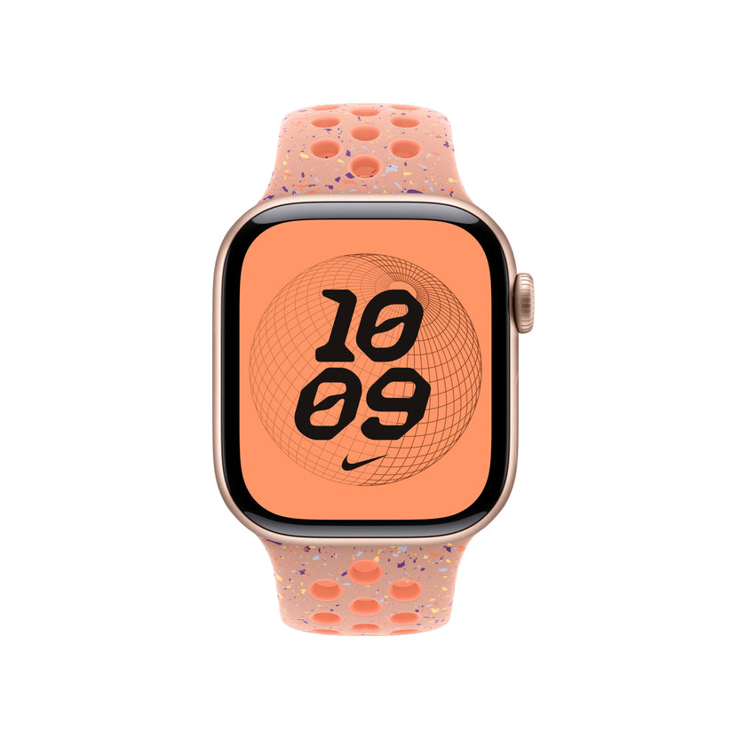 Řemínek pro Apple Watch 38/40/41/42 mm Apple Alpenglow Pink sportovní Nike - M/L - iSTYLE CZ