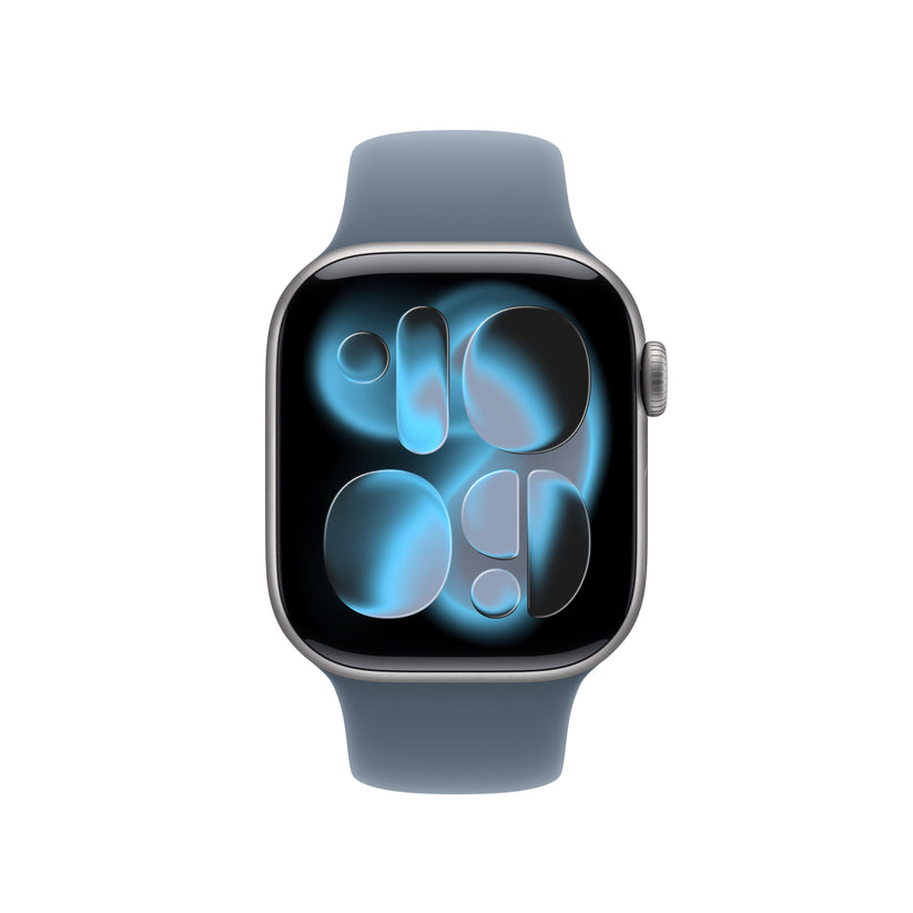 Řemínek pro Apple Watch 38/40/41/42 mm Apple ocelově modrý sportovní - S/M - iSTYLE CZ
