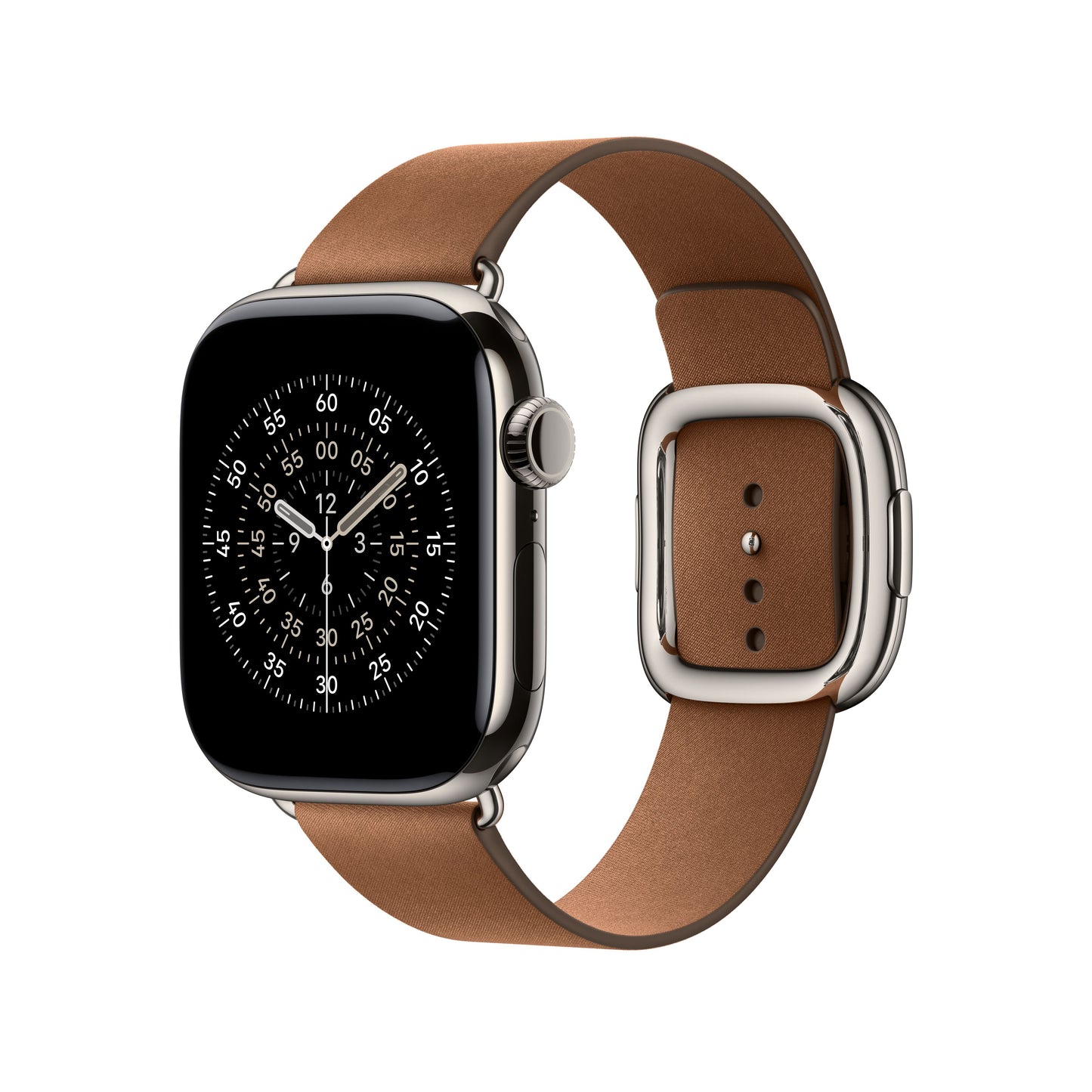 Řemínek pro Apple Watch 38/40/41/42 mm Apple karamelový s moderní přezkou - střední - iSTYLE CZ