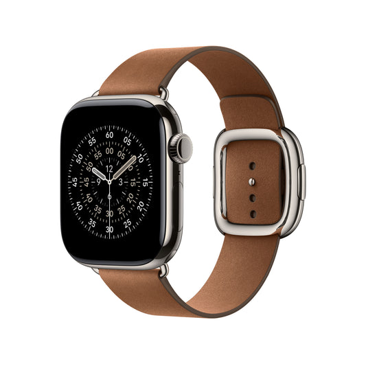 Řemínek pro Apple Watch 38/40/41/42 mm Apple karamelový s moderní přezkou - malý - iSTYLE CZ
