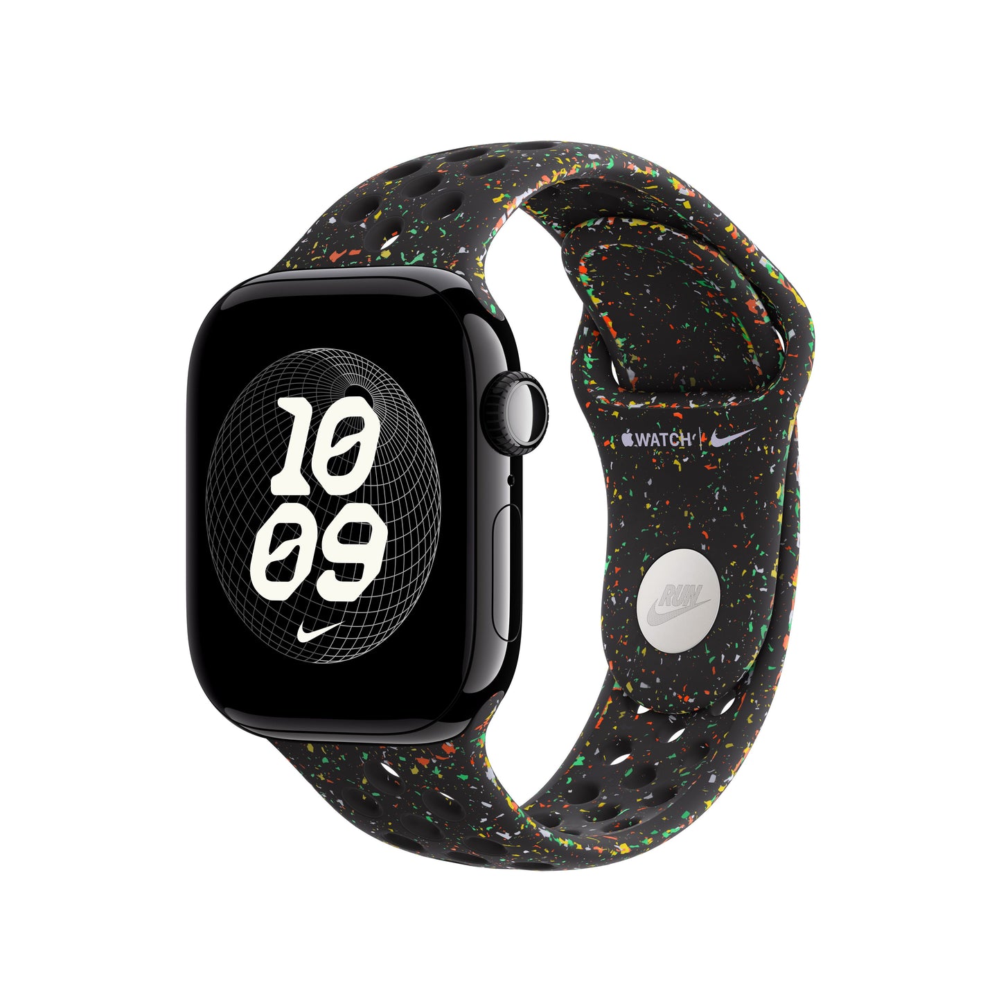 Řemínek pro Apple Watch 38/40/41/42 mm Apple Midnight Black sportovní Nike - M/L - iSTYLE CZ