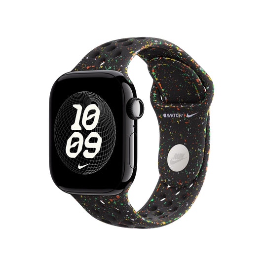 Řemínek pro Apple Watch 38/40/41/42 mm Apple Midnight Black sportovní Nike - M/L - iSTYLE CZ