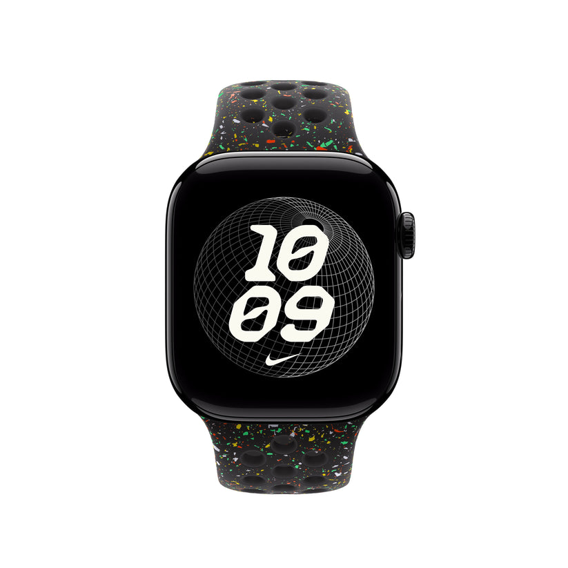 Řemínek pro Apple Watch 38/40/41/42 mm Apple Midnight Black sportovní Nike - S/M - iSTYLE CZ