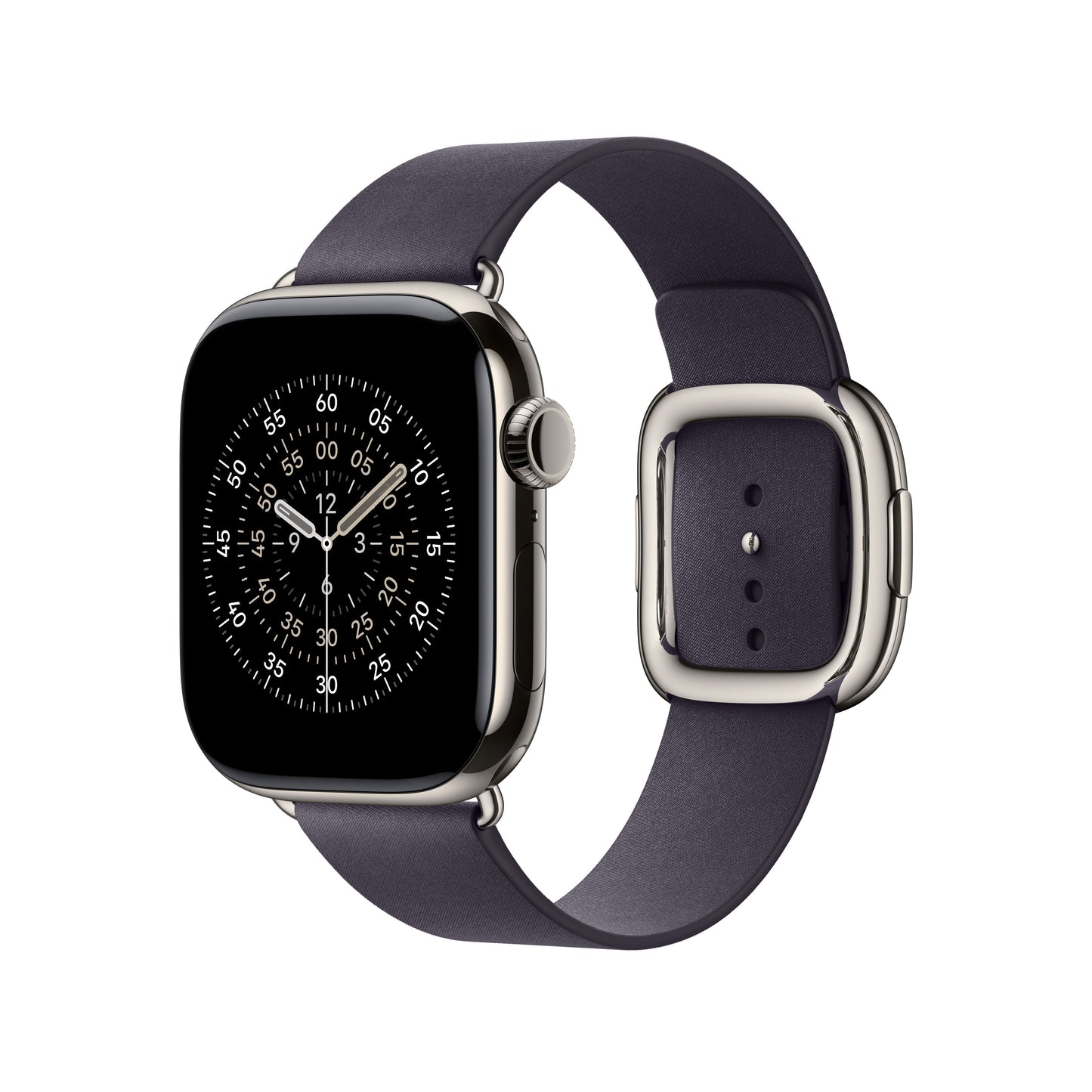 Řemínek pro Apple Watch 38/40/41/42 mm Apple půlnočně fialový s moderní přezkou - střední - iSTYLE CZ