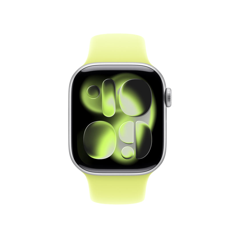 Řemínek pro Apple Watch 38/40/41/42 mm Apple neonově žlutý sportovní - M/L - iSTYLE CZ