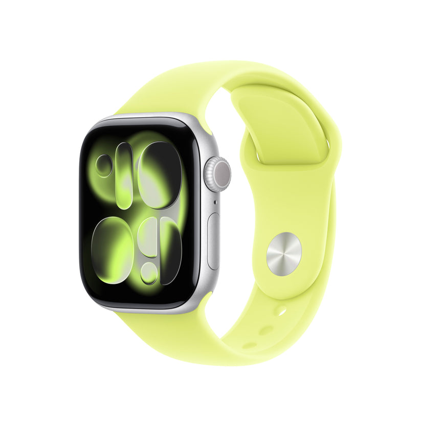 Řemínek pro Apple Watch 38/40/41/42 mm Apple neonově žlutý sportovní - S/M - iSTYLE CZ