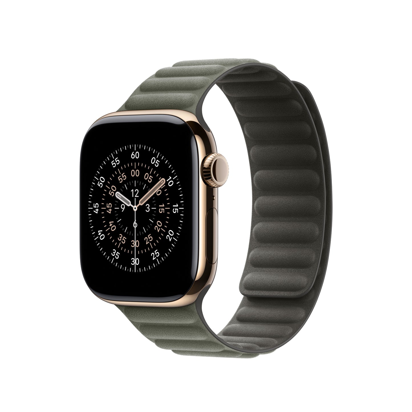 Řemínek pro Apple Watch 38/40/41/42 mm Apple šalvějově šedý magnetický tah - M/L - iSTYLE CZ
