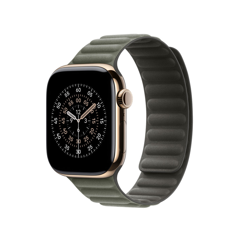 Řemínek pro Apple Watch 38/40/41/42 mm Apple šalvějově šedý magnetický tah - M/L - iSTYLE CZ