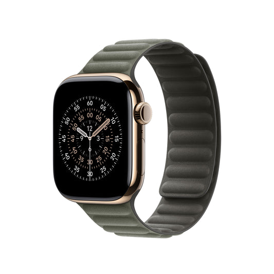 Řemínek pro Apple Watch 38/40/41/42 mm Apple šalvějově šedý magnetický tah - M/L - iSTYLE CZ
