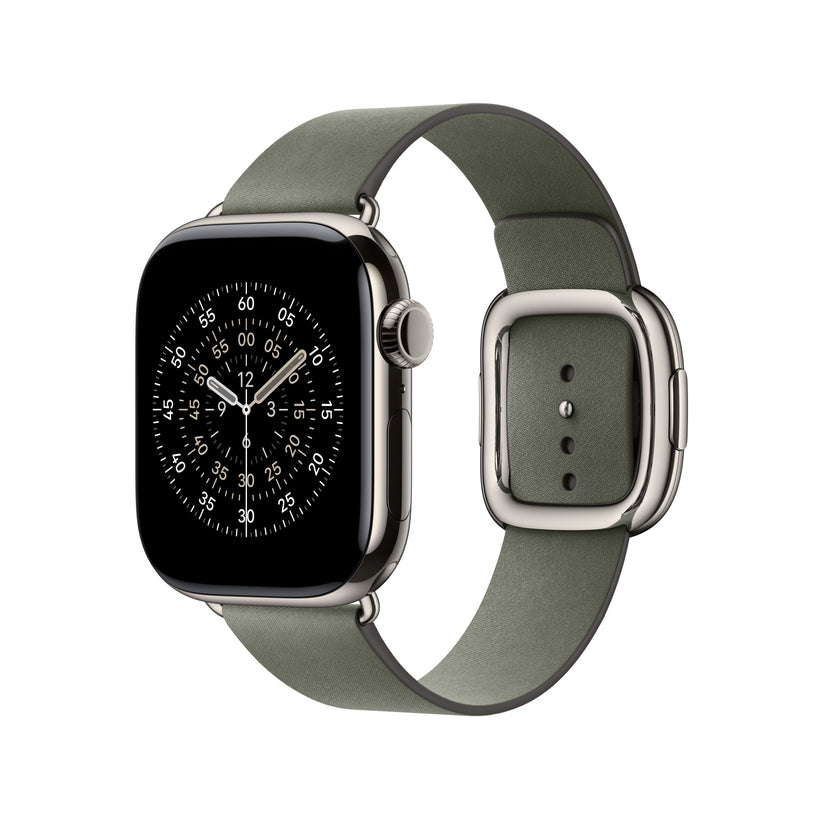 Řemínek pro Apple Watch 38/40/41/42 mm Apple šalvějově šedý s moderní přezkou - malý - iSTYLE CZ