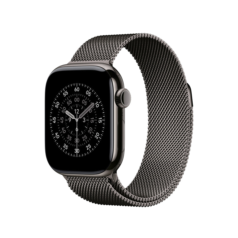 Řemínek pro Apple Watch 38/40/41/42 mm Apple břidlicově šedý milánský tah - iSTYLE CZ