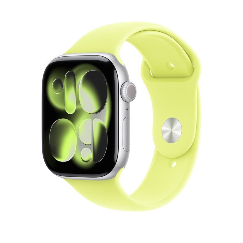 Řemínek pro Apple Watch 44/45/46/49 mm Apple neonově žlutý sportovní - M/L - iSTYLE CZ