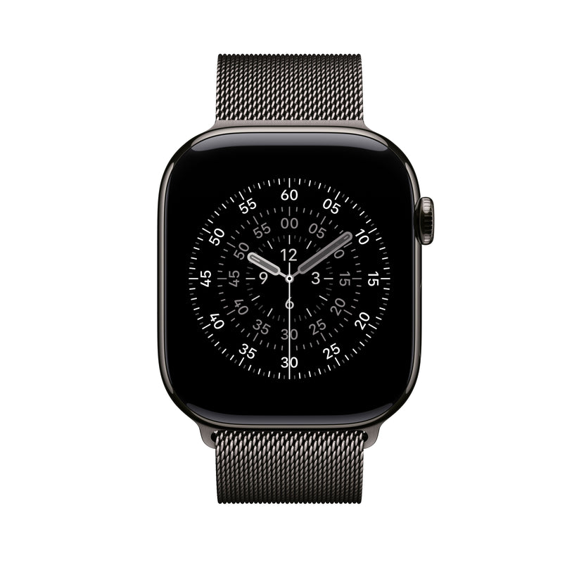 Řemínek pro Apple Watch 44/45/46/49 mm Apple břidlicově šedý milánský tah - M/L - iSTYLE CZ