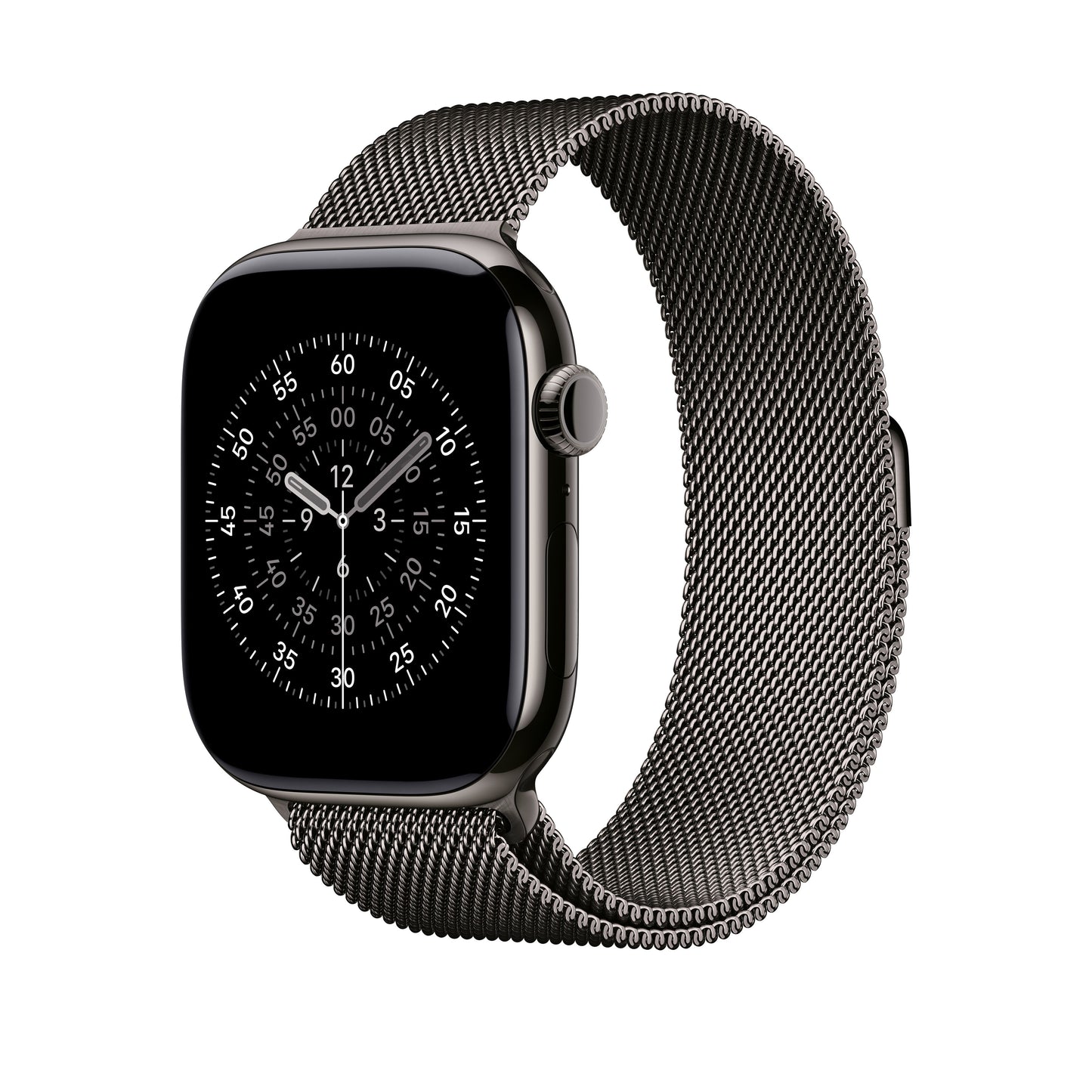 Řemínek pro Apple Watch 44/45/46/49 mm Apple břidlicově šedý milánský tah - S/M - iSTYLE CZ