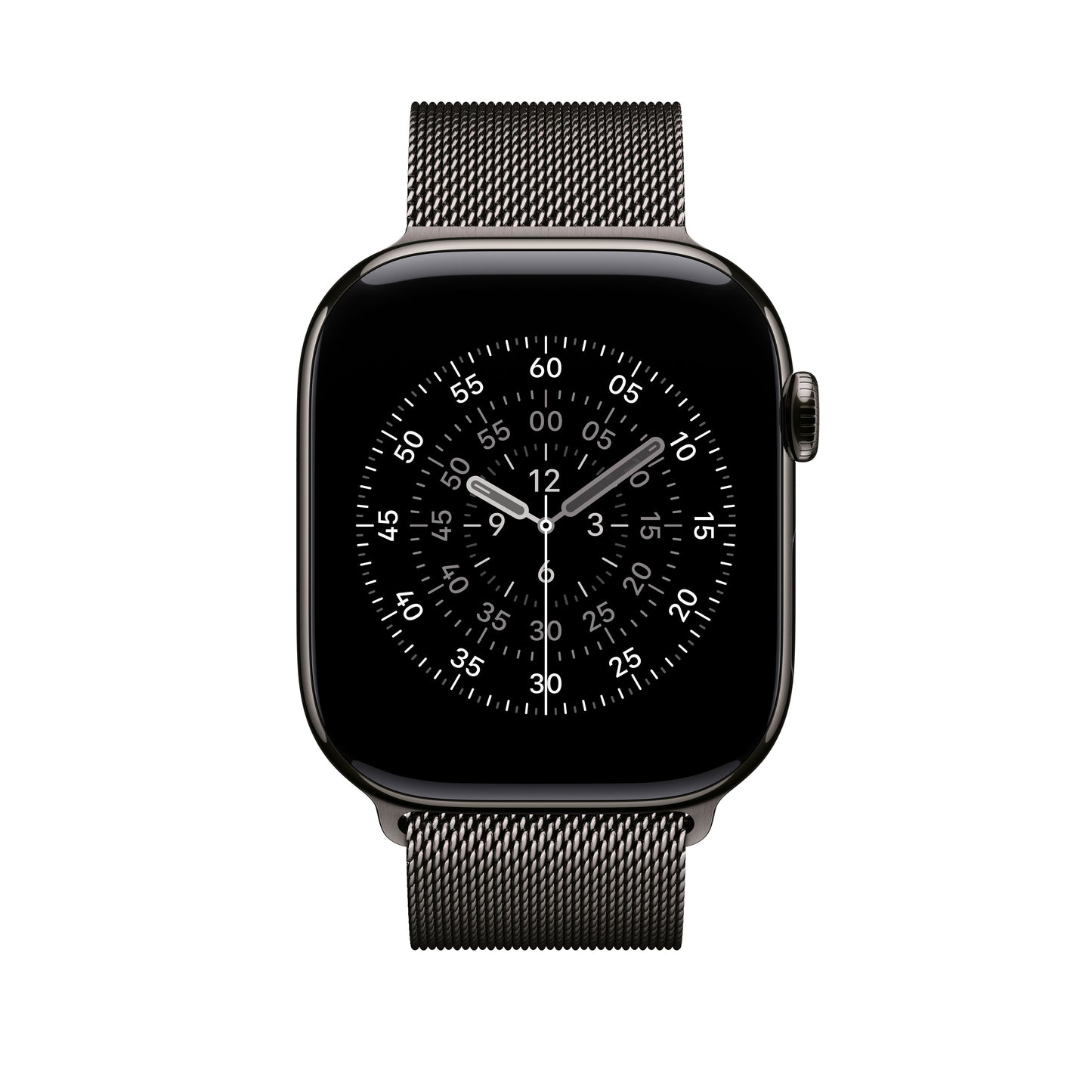 Řemínek pro Apple Watch 44/45/46/49 mm Apple břidlicově šedý milánský tah - S/M - iSTYLE CZ