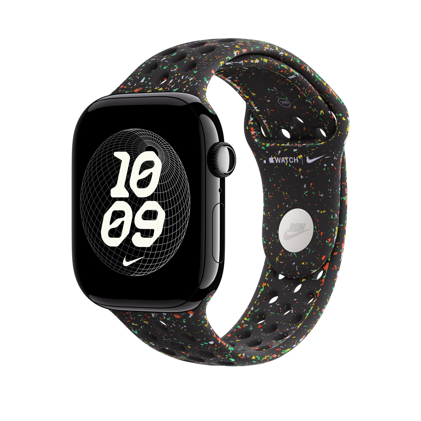 Řemínek pro Apple Watch 44/45/46/49 mm Apple Midnight Black sportovní Nike - M/L - iSTYLE CZ