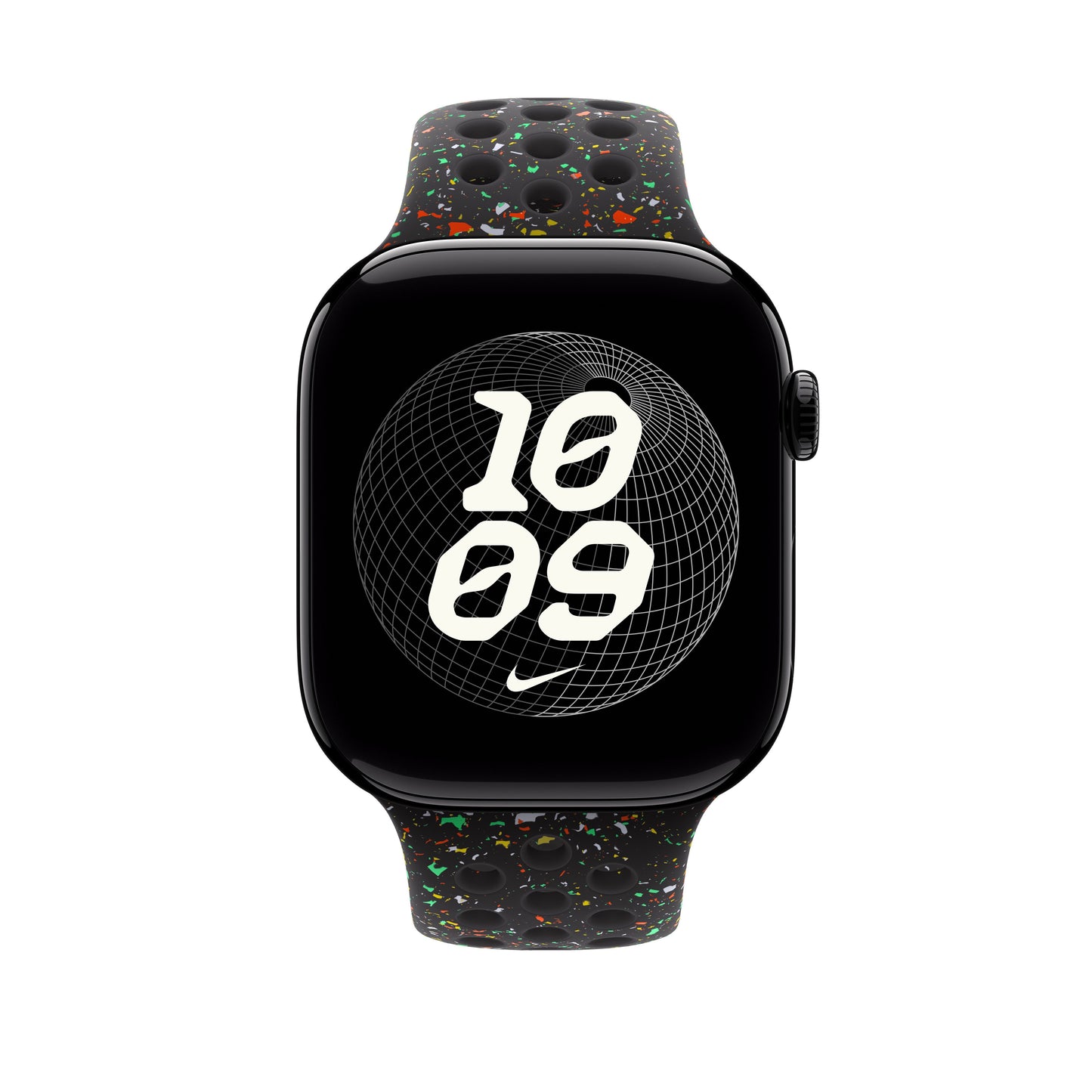 Řemínek pro Apple Watch 44/45/46/49 mm Apple Midnight Black sportovní Nike - S/M - iSTYLE CZ