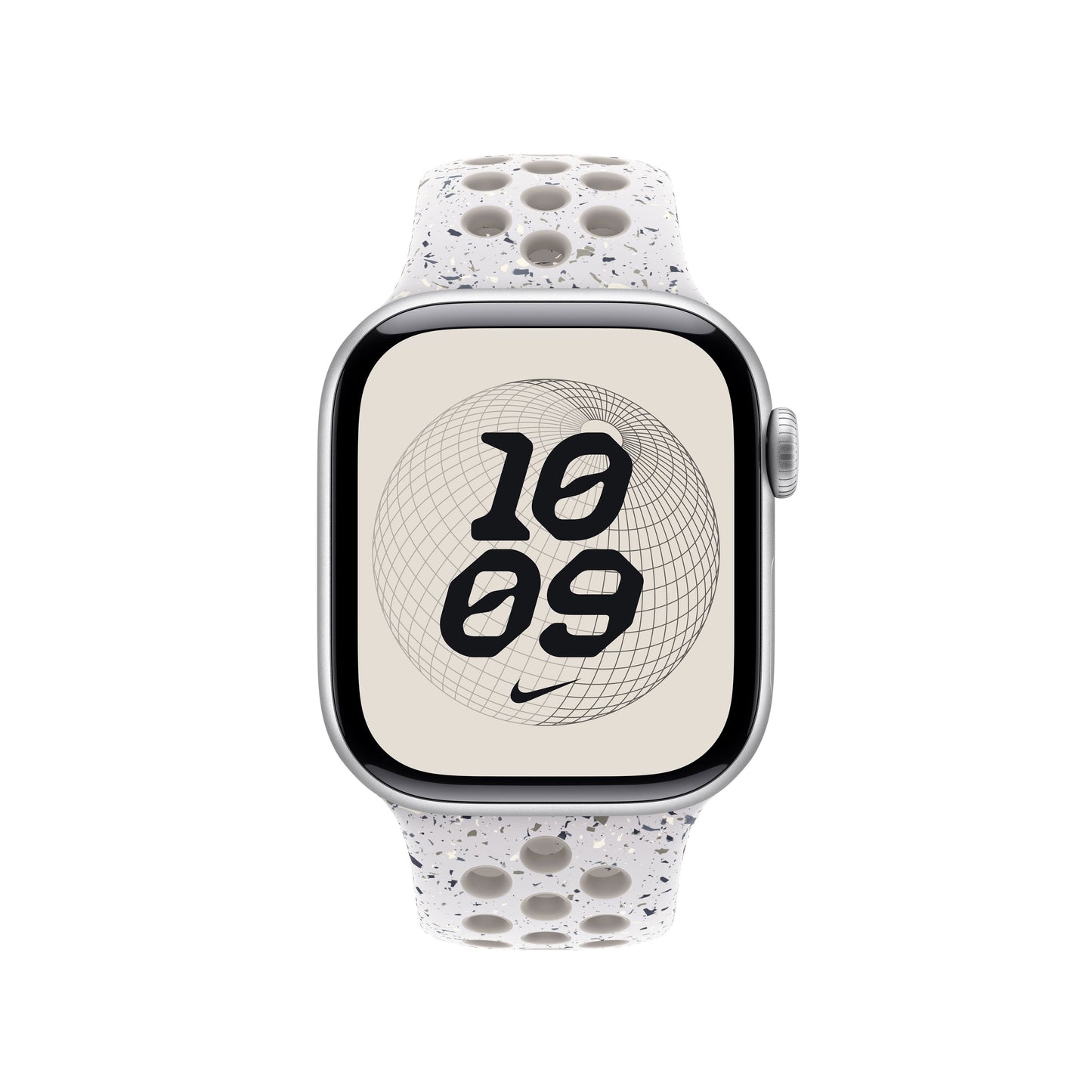 Řemínek pro Apple Watch 38/40/41/42 mm Apple Veiled Grey sportovní Nike - M/L - iSTYLE CZ