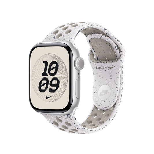 Řemínek pro Apple Watch 38/40/41/42 mm Apple Veiled Grey sportovní Nike - S/M - iSTYLE CZ