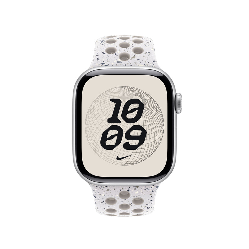 Řemínek pro Apple Watch 38/40/41/42 mm Apple Veiled Grey sportovní Nike - S/M - iSTYLE CZ
