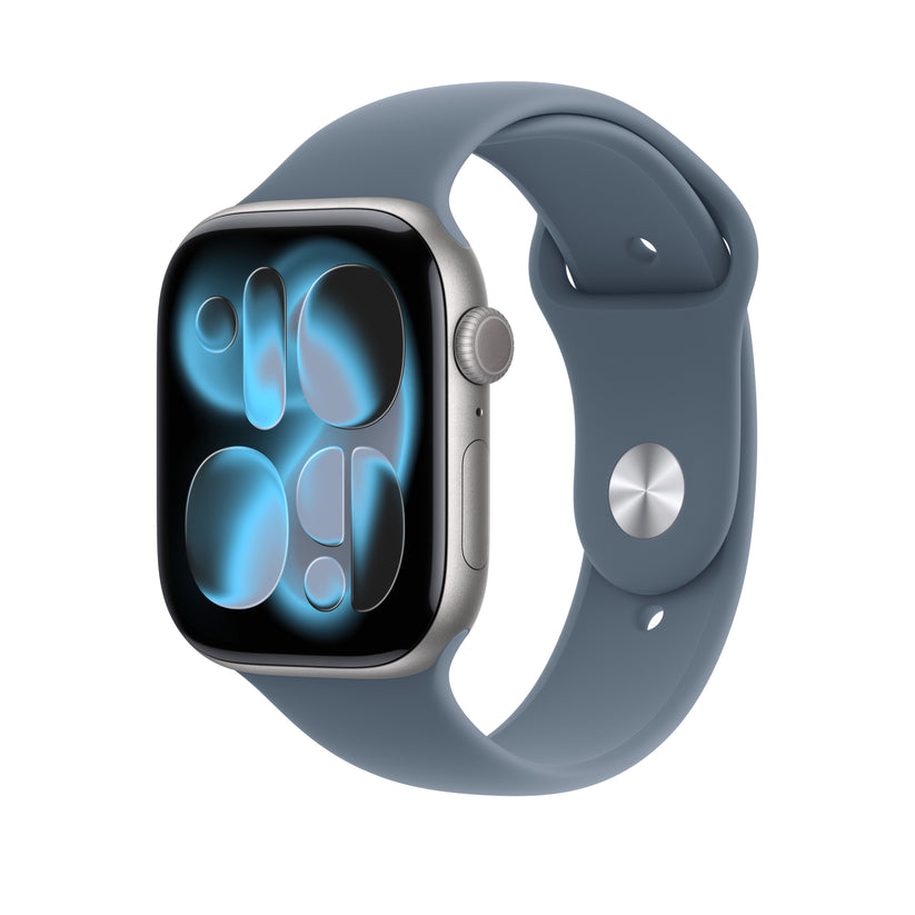 Řemínek pro Apple Watch 44/45/46/49 mm Apple ocelově modrý sportovní - M/L - iSTYLE CZ