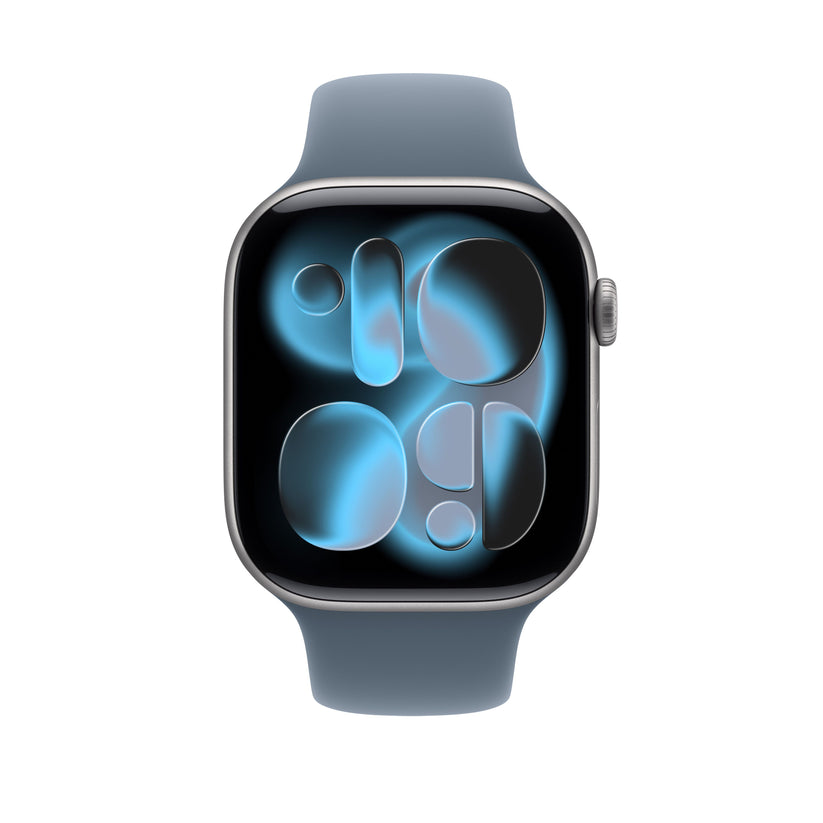 Řemínek pro Apple Watch 44/45/46/49 mm Apple ocelově modrý sportovní - M/L - iSTYLE CZ