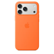 Silikonový kryt na iPhone 17 Pro Max Apple s MagSafe - oranžový - iSTYLE CZ