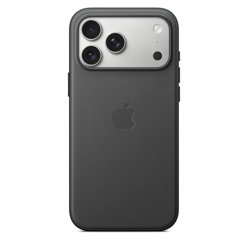 Kryt na iPhone 17 Pro Max z tkaniny TechWoven Apple s MagSafe - černý - iSTYLE CZ