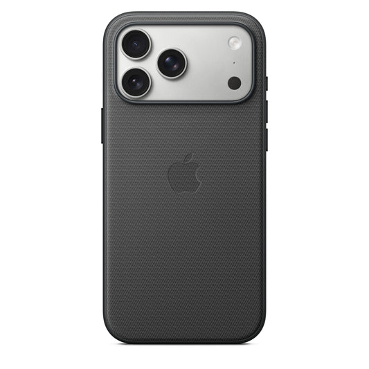 Kryt na iPhone 17 Pro Max z tkaniny TechWoven Apple s MagSafe - černý - iSTYLE CZ
