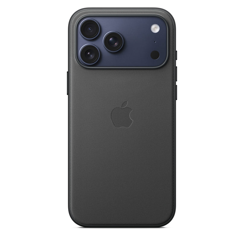 Kryt na iPhone 17 Pro Max z tkaniny TechWoven Apple s MagSafe - černý - iSTYLE CZ