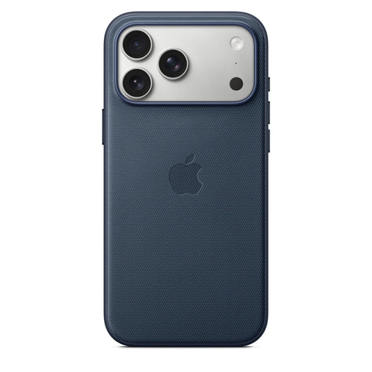 Kryt na iPhone 17 Pro Max z tkaniny TechWoven Apple s MagSafe - modrý - iSTYLE CZ