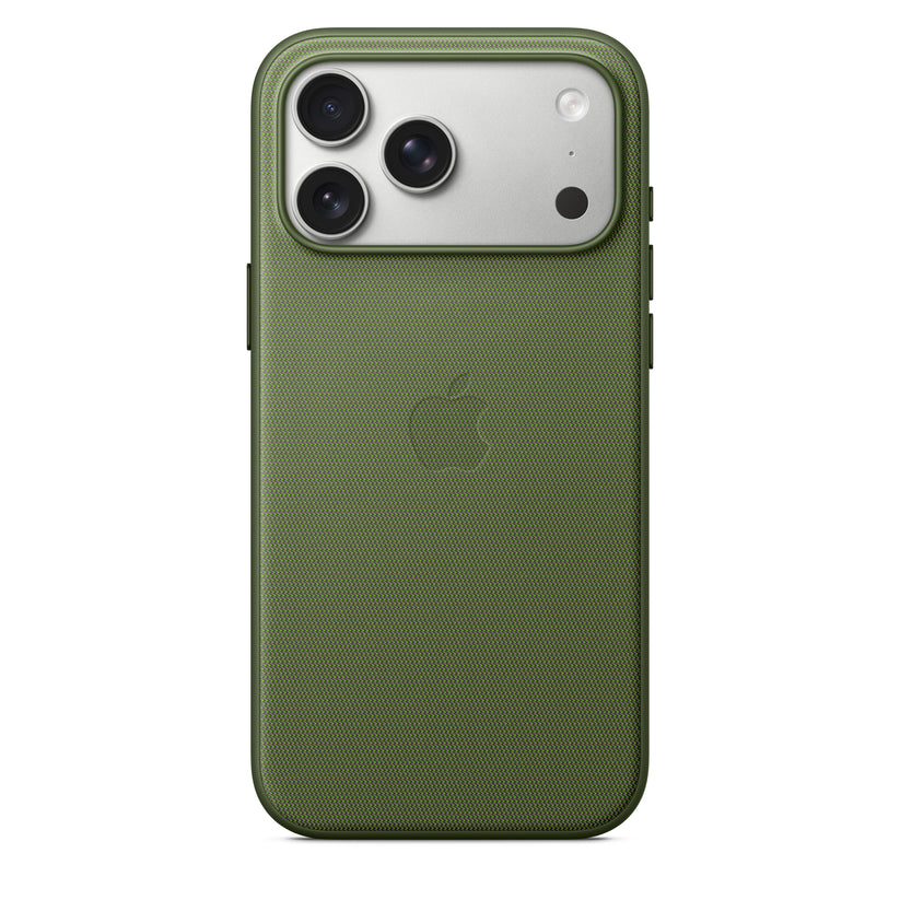 Kryt na iPhone 17 Pro Max z tkaniny TechWoven Apple s MagSafe - zelený - iSTYLE CZ