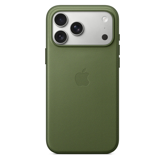 Kryt na iPhone 17 Pro Max z tkaniny TechWoven Apple s MagSafe - zelený - iSTYLE CZ
